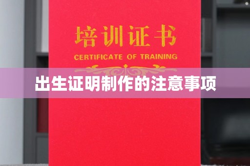 特克斯出生证明制作的注意事项