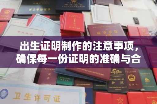 特克斯出生证明制作的注意事项，确保每一份证明的准确与合法