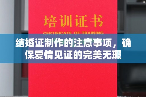 特克斯结婚证制作的注意事项，确保爱情见证的完美无瑕