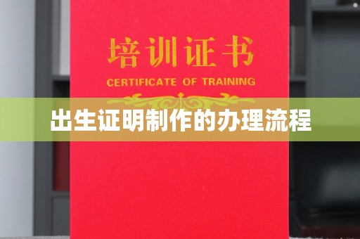 特克斯出生证明制作的办理流程