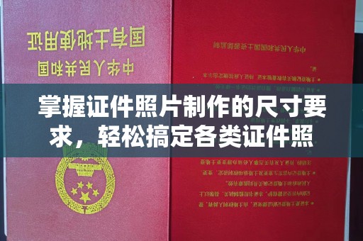 特克斯掌握证件照片制作的尺寸要求，轻松搞定各类证件照