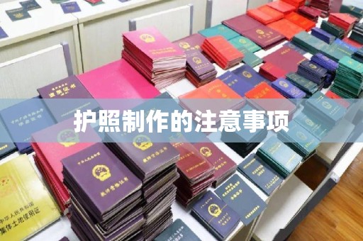 特克斯护照制作的注意事项