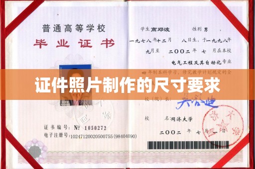 特克斯证件照片制作的尺寸要求